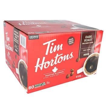 Tim Hortons Dark Roast K-Cup Pods (72 Count) – For Keurig, Recyclable